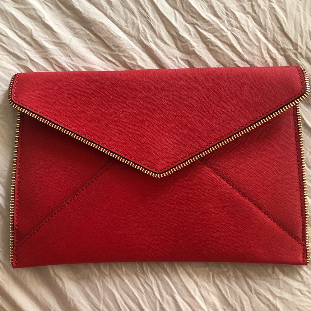 Rebecca Minkoff Envelope Clutch RED
